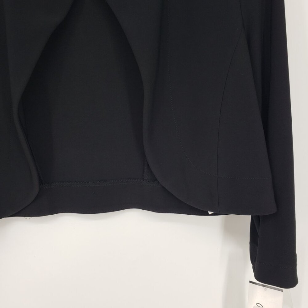 Joseph Ribkoff Cover up Jacket 10 Womens Silky Knit Style 32083 Black - Picture 8 of 12